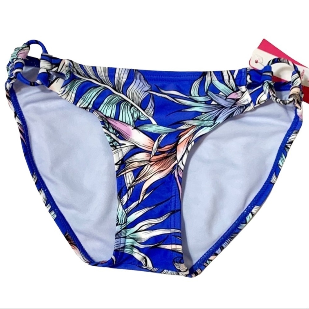 Xhilaration Tropical Print Bikini Bottoms Size X Small